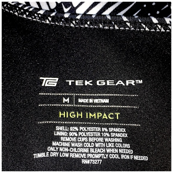 Tek Gear Women’s Keyhole Medium-Impact Running Activewear Sports Bra - Picture 16 of 16